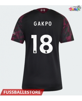 Günstige Liverpool Cody Gakpo #18 3rd trikot Damen 2026-27 Kurzarm